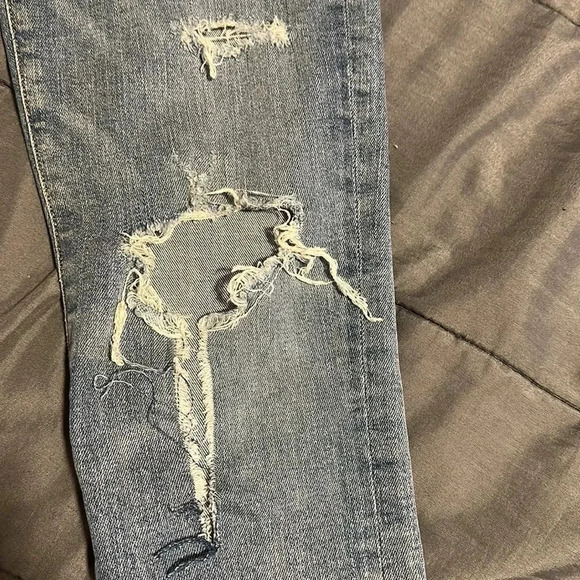 AGOLDE Sophie High Rise Distressed Skinny Jeans Sz 24 - Picture 10 of 16